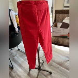 Jeggings reddish orange by Soft Surroundings.  Size S.